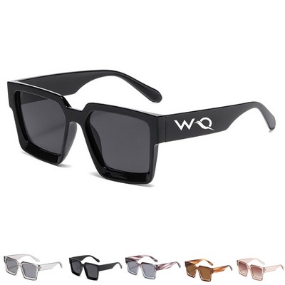 UV Protection Square Frame Sunglasses