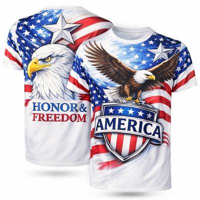 Unisex Dye Sublimation Short Sleeve T-Shirt