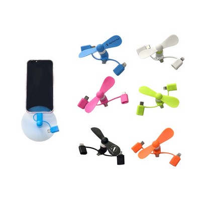 3-in-1 Mini Phone Fan