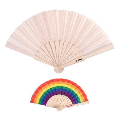 Wood Foldout Hand Fan